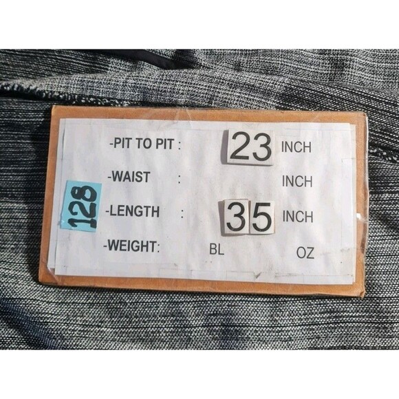 EILEEN FISHER Women Size L/XL Hazy Blocks Organic Cotton Duster Jacket 128P - Picture 7 of 7